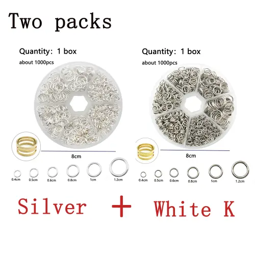 Silver - White K