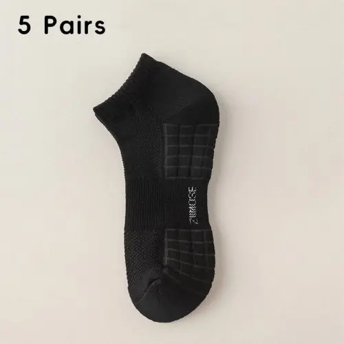 Image de Chaussettes Homme Déodorantes Coton - 5 Paires Épaisses pour Sport & Hiver