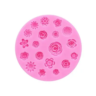 Image de Moule en Silicone Fleur - Créations Artisanales & Déco