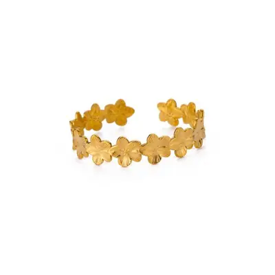 Image de Bracelet Fleuri Or - Élégant & Résistant