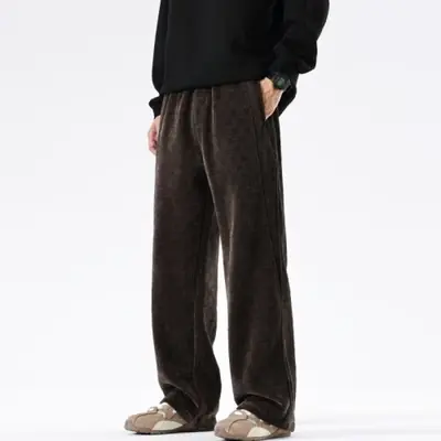 Image de Pantalon Homme Velours Côtelé Vintage 2025