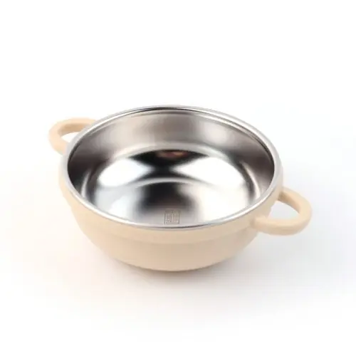 Image de Bol et Cuillère Anti-Dérapante pour Bébé - Vaisselle Saine & Pratique
