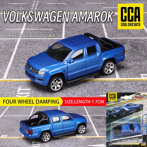 Afbeelding van Volkswagen Amarok 1:64 Modelauto - Prachtige Hangende Collectieauto in Legeeringsmetaal, Statische Auto Model voor Liefhebbers en als Cadeau