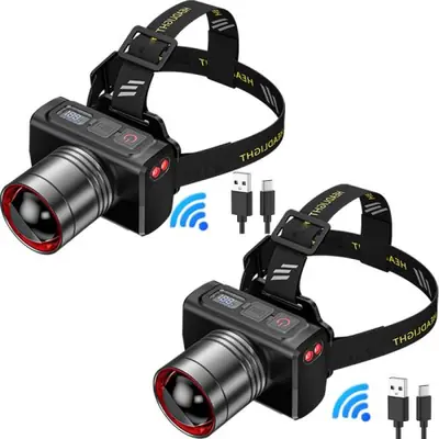 Image de Phare LED Rechargeable Ultra Lumineux - Zoom & Étanche