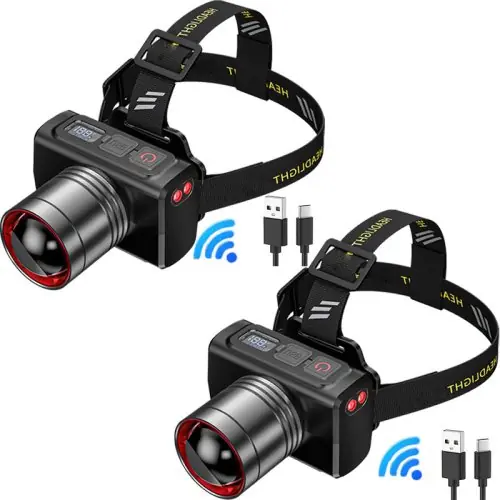 Image de Phare LED Rechargeable Ultra Lumineux - Zoom & Étanche