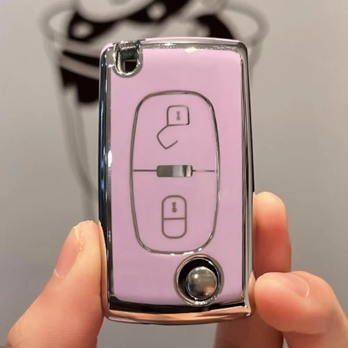 2 Buttons Purple
