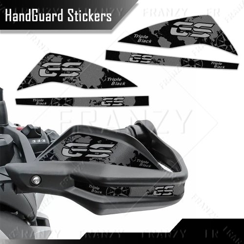 Image de Autocollants Protection Mains Moto - Étanches & Stylish