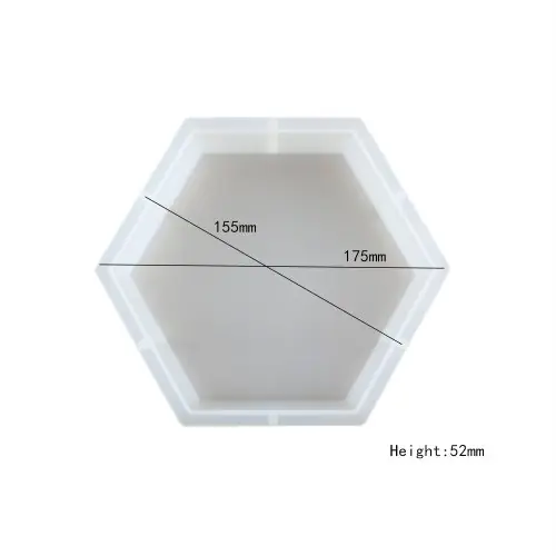Image de Moules en Silicone pour Résine DIY - Cube, Cœur, Miroir & Géométrique