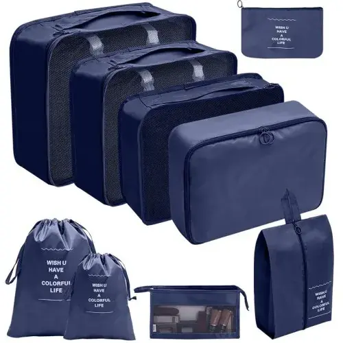 A 9PCS-Navy blue