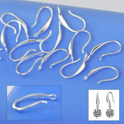 Image de Boucles d'oreilles en Argent Sterling 925 - Lot de 50 Pièces