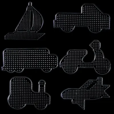 Image de Perles Fusibles Transparentes 5mm - Kit Créatif pour Enfants