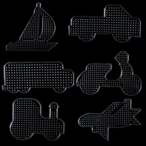 Image de Perles Fusibles Transparentes 5mm - Kit Créatif pour Enfants