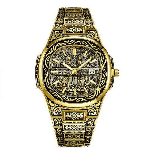 Imagen de Reloj de cuarzo Vintage para hombre, marca de lujo, calendario automático, líneas específicas, corre...