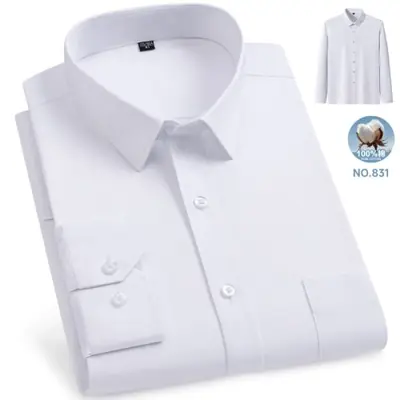 Image de Chemise Homme Coton 100% - Grande Taille S à 8XL