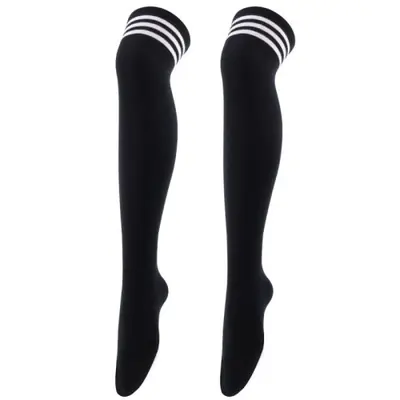 Image de Chaussettes longues sexy à rayures - Nouvelle collection 2023