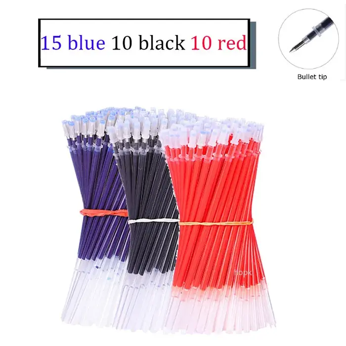 Image de Pack 735 Stylos Gel Noir & Bleu - Pointe 0,5mm