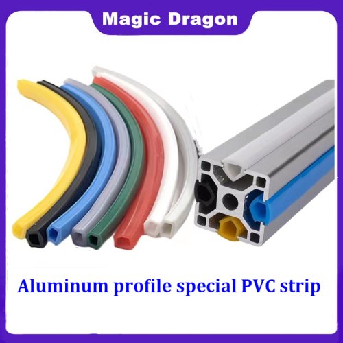 Afbeelding van Sleuf 6 8 10Mm Zachte Strip Rand Afdichting Strip Slot Voor 20/30/40/45/50/60 Serie Eu Aluminium Profiel Zachte Sleuf Cover