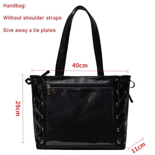 Schwarz-schleife-handtasche