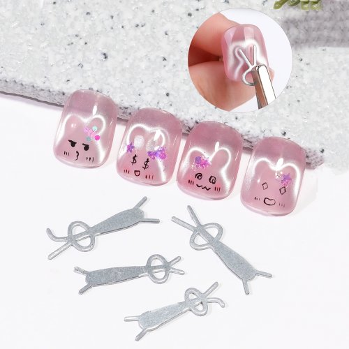 Image de Magnétiques Œil de Chat pour Ongles - Kit DIY Coeur & Lapin