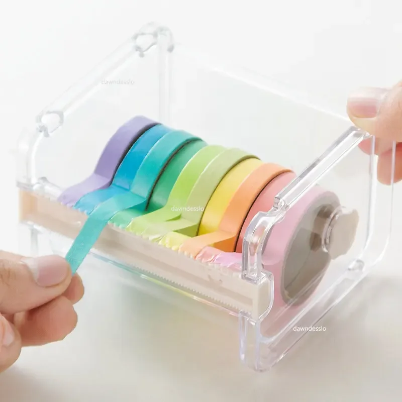 Immagine di Set Creativo di Nastri Washi con Taglierina e Dispenser