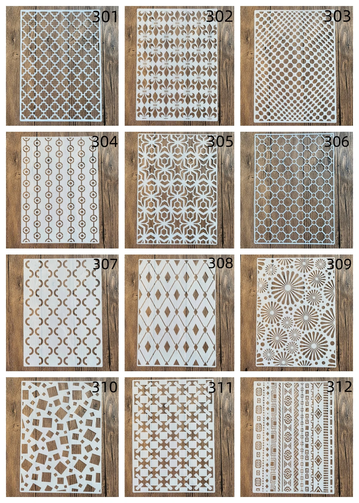 Image of Creative A4 Graffiti Layer Template Stencils for Wall Art, Scrapbooking, Coloring, Embossing, and Album Decoration – 29 x 21 cm