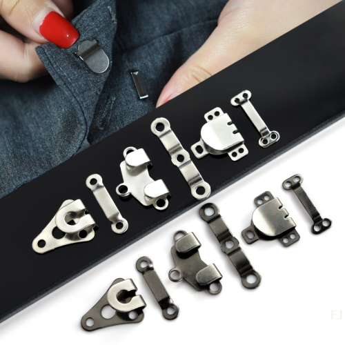 Imagen de [YU] 10Set de pantalones de Metal, traje, pantalones, gancho, botón, pantalones, gancho Invisible para ropa, pantalones DIY, hebilla de ajuste, accesorios de costura