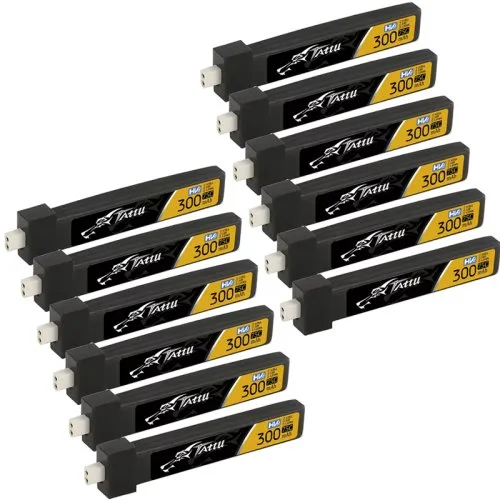 12 stuks 300 mAh 1S