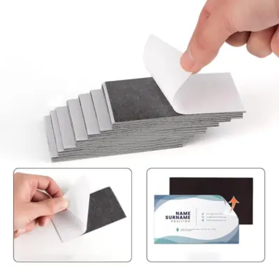 Image de Feuilles Magnétiques Auto-Adhésives - 20 Pièces