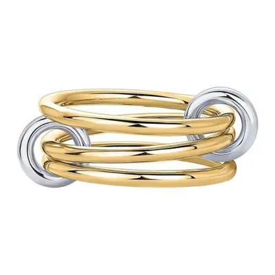 Image de Bague Empilable Bicolore Tendance pour Femmes