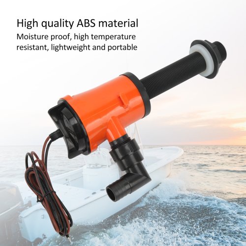 Image de Pompe à Poisson Portable 800GPH - Aérateur Marin 12V