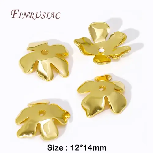 Image de Bouchons de Perles Or 18K avec Zircon - 8.5mm