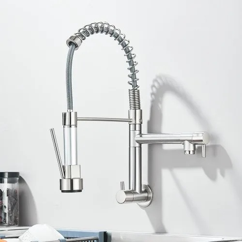 Geborsteld nikkel Tap
