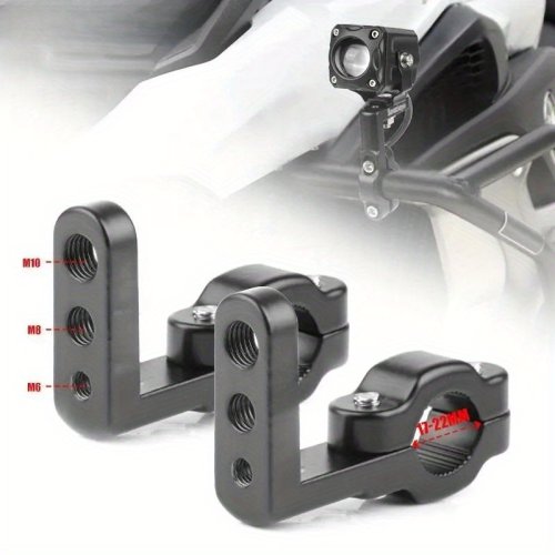Bild von Universeller Scheinwerfer-Clip-Halterungssatz für Auto, Motorrad, LKW und ATV – 2-teilig für LED-Arbeitslichtmast Installation