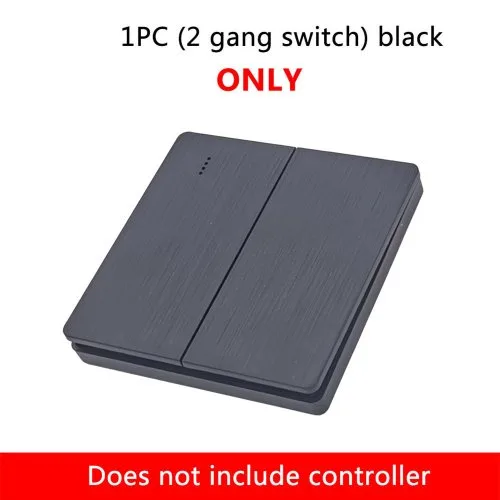 RF zwart 2 gang