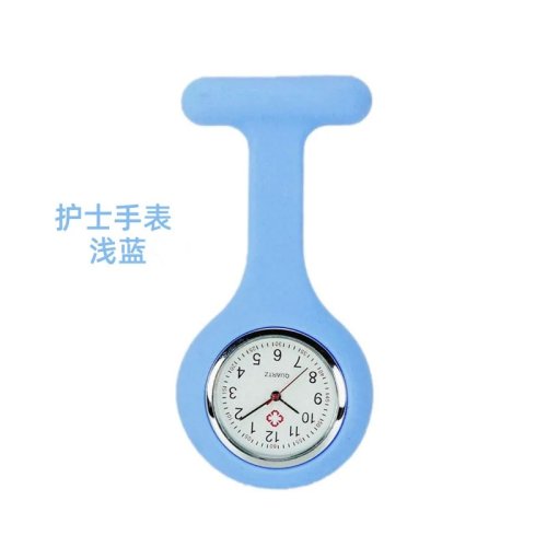 Image de Montre de Poche Médicale en Silicone - Broche Tunique Fob