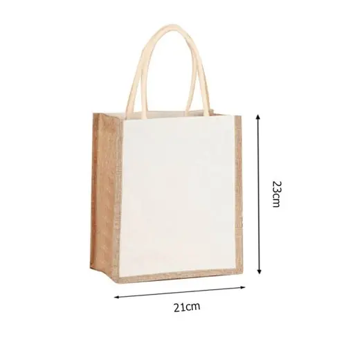 Image de Sac Fourre-Tout Vintage en Toile de Jute Réutilisable