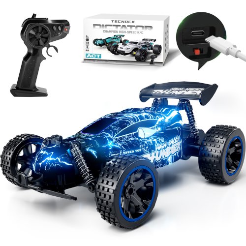 Immagine di Auto Radiocomandata Sinovan 1:18 ad Alta Velocità 20 km/h - Macchina RC Drift per Bambini, Gioco Elettronico con Telecomando per Esterni e Interni