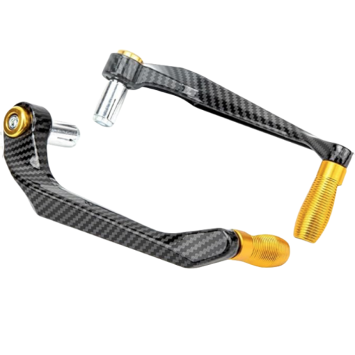 Immagine di Manubrio in Lega di Alluminio con Leva Frizione e Freno - Protezione Mani e Paramano per Moto, Accessorio di Modifica e Sicurezza