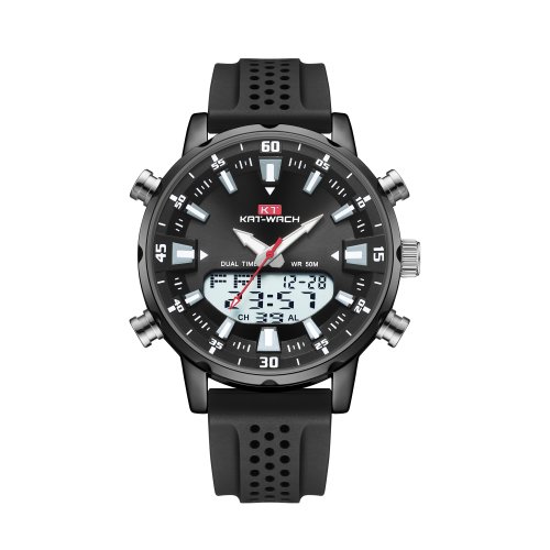 Imagen de Kat-wach relojes de cuarzo para hombre originales impermeables de alta calidad reloj masculino autom...