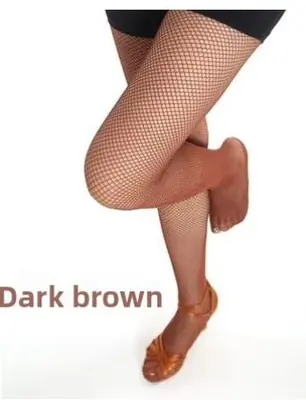 Collants de Danse Latine Professionnels - Résille & Antidérapant