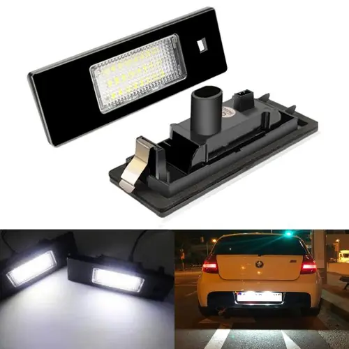 Image de LED Plaque pour BMW - Éclairage Blanc Xénon