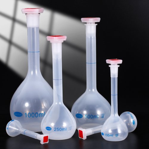 Afbeelding van Precisie Maatkolf Set - 6 Stukken voor Laboratorium & School