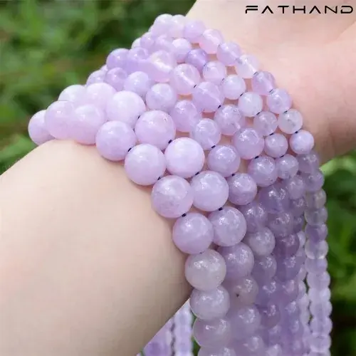 Clair améthyste perles