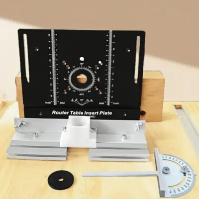 Image de Plaque d'Insertion de Routeur 65mm - Aluminium Premium