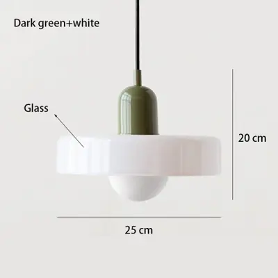 Image de Lustre Verre Rétro Nordique - Éclairage Moderne & Chic