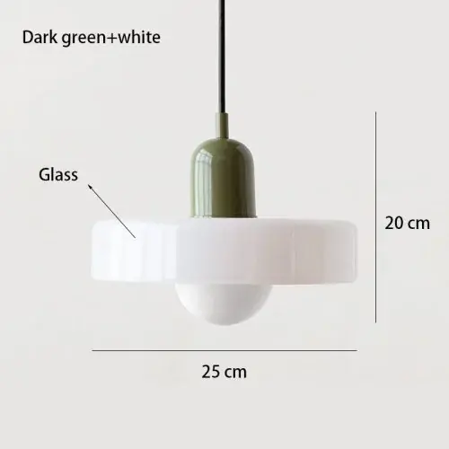 Image de Lustre Verre Rétro Nordique - Éclairage Moderne & Chic