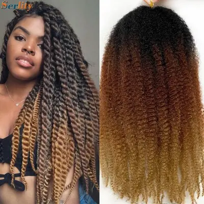 Image de Marley Twist Ombre - Cheveux Tressés Pré-Étirés