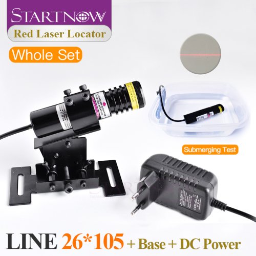 Image of Adjustable 660nm Red Laser Line Positioner Module with 200mW Output and Waterproof Design for Stone Cutting Machines