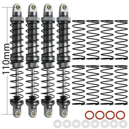 4PCS grijs 100mm