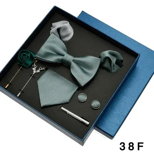 Image de Ensemble Cravates Homme Luxe - 8 Pièces Cadeau Élégant